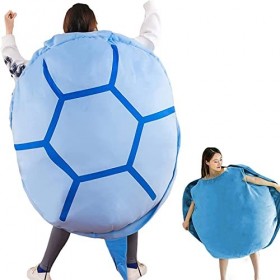 WENNEWU Coussin Portatif en Carapace De Tortue, Oreiller en Peluche GéAnt DrôLe Cosplay Animal Costume Oreiller DéCoratif Cou