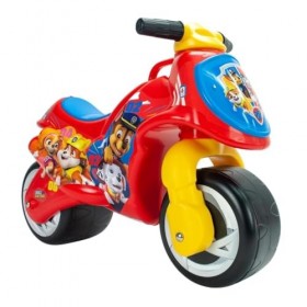 INJUSA - Moto Porteur Neox Paw Patrol, Enfants +18 Mois, Décoration Permanente Chase & Marshall, Larges Roues en Plastique, P