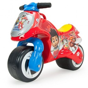 INJUSA - Moto Porteur Neox Paw Patrol, Enfants +18 Mois, Décoration Permanente Chase & Marshall, Larges Roues en Plastique, P
