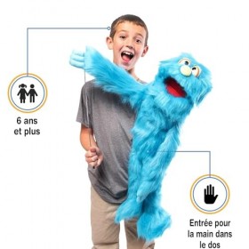 30" Monster Blue by Silly Puppets