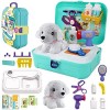 STAY GENT Chien Jouet Enfant cadeau jouet fille 2 3 4 5 6 ans, Docteur la Peluche Jouets 16 Articles Jouet Veterinaire Enfant