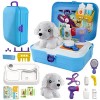 STAY GENT Chien Jouet Enfant cadeau jouet fille 2 3 4 5 6 ans, Docteur la Peluche Jouets 16 Articles Jouet Veterinaire Enfant