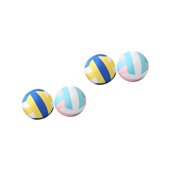 jojofuny 6 Pièces Peluche Volley-Ball Joli Ballon De Sport Cadeaux pour Les Volleyeurs Volley-Ball en Peluche Moelleux Balle 