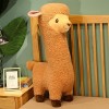 THAYLA 33-85 cm Kawaii Mouton en Peluche Belle poupée en Peluche Lama Doux Oreiller en Peluche Chambre denfant canapé décor 