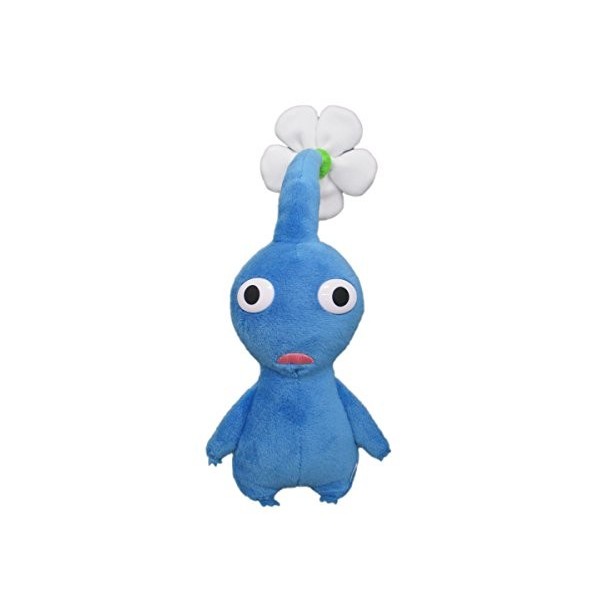 Sanei Pikmin PK02 Blue Pikmin Plush Toy Height 17cm Peluche