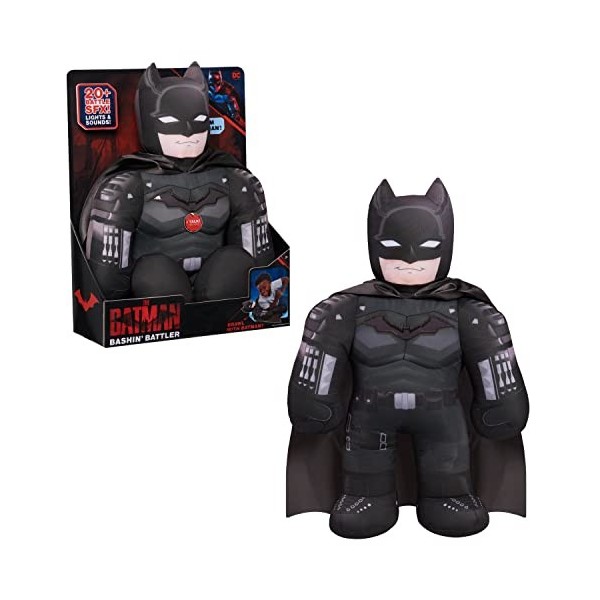 Just Play Peluche Batman Movie - Battle Buddy Batman en peluche, à partir de 3 ans