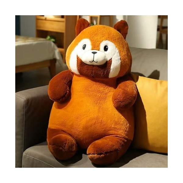 GagaLu Raton Laveur Panda Peluche Oreiller Jouet Doux en Peluche Coton Animal Coussin poupée Cadeau d’Anniversaire de Noël po