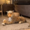 Léopard Animal Cadeau Peluche Haute Qualité Classique Enfants Cadeau Cadeau D’Anniversaire Cadeau De Noël 75cm 1