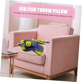 Toyvian 5 Pièces Jouet en Peluche en Peluche Stingray Raie sur Le Mur du Jardin en Peluche Poupée en Peluche Poupée danimaux