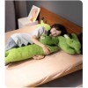 AURAMAX Long oreiller en peluche dragon – Jouet en peluche dinosaure – Coussin en forme de dragon – 119,4 cm – Vacances de Pâ