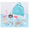 DecoBay Kit de médecin en bois durable pour enfants 33 pièces - Jouet médical pour garçons et filles à partir de 3 ans sac r