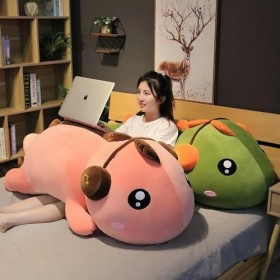 EacTEL Grande Taille Mignon Dinosaure Peluche Jouet Peluche Dessin Animé Animal Dinosaure en Peluche Poupée Oreiller Enfants 