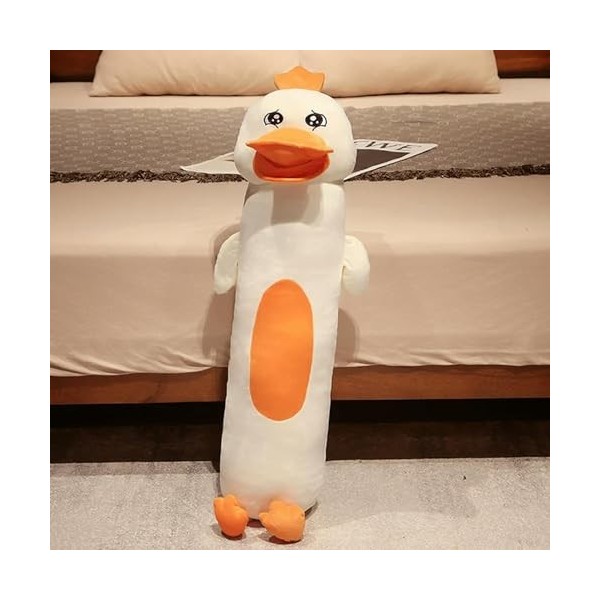 Kawaii Géant Long Sommeil Rond Peluche Oreiller Jouet Canard Peluches Animaux Peluches Doux Garçons Jouets Cadeau D’Anniversa