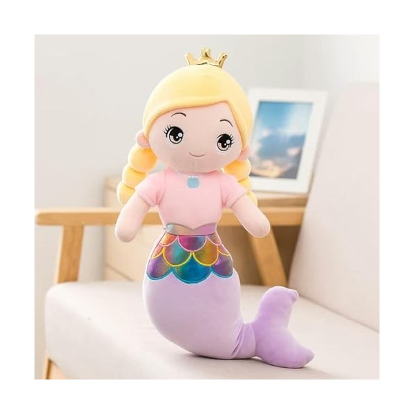 GagaLu Nouvelle Belle Sirène Princesse Peluche Poupée en Peluche Jouet Fille Poupée Peluche Oreiller Cadeau D’Anniversaire 12