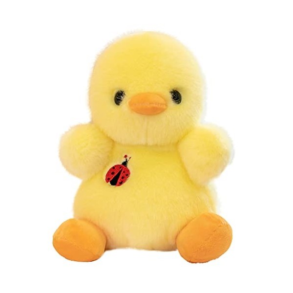 Appoo 5 Pcs Poupée Poussin en Peluche Douce,Jouet en Peluche Poussin Jaune pour garçons et Filles - poupées Poulet Mignonnes 