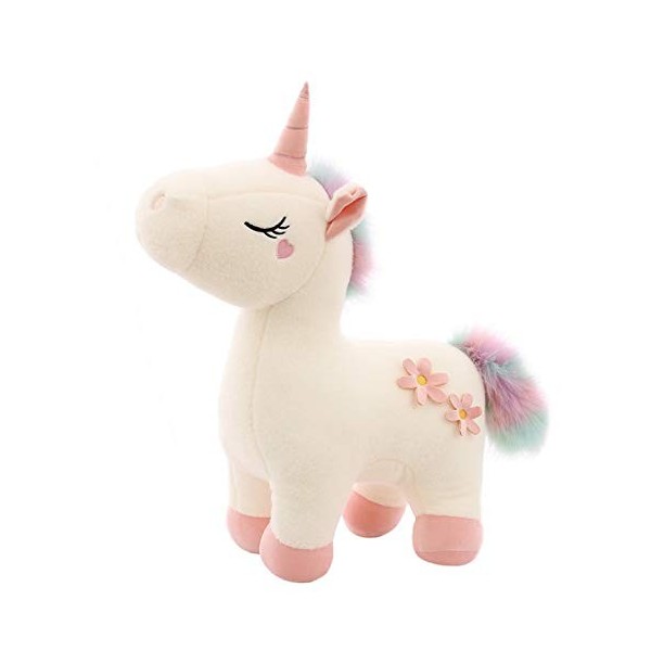 JICIMAOYI Poupée de poupée de Licorne de rêve Jouets en Peluche de Coeur de Jeune Fille de Jouets Roses