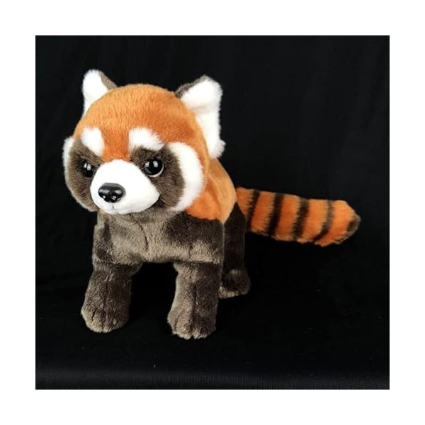 Ermano Peluche Poupées de Panda Rouge de 25 cm Peluche Jouet rempli Jouet Mignon Panda Rouge Cadeau danniversaire