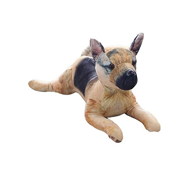 Ermano Peluche 65cm Jouets en Peluche pour Enfants Simulation Animal agenouillé Chien poupée Remplissage Anniversaire Cadeau 