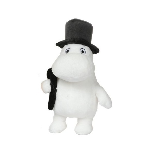 Jouets en Peluche Moomin 6,5" - Pappa Moomin Chapeau Haut de Forme 