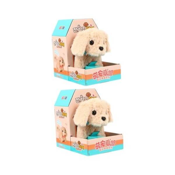 Toyvian 3 Pièces Chien Artificiel Pompons De Porcistas Peluches Jouets pour Enfants Jouet Enfant Jouet Panda Poupée en Peluch