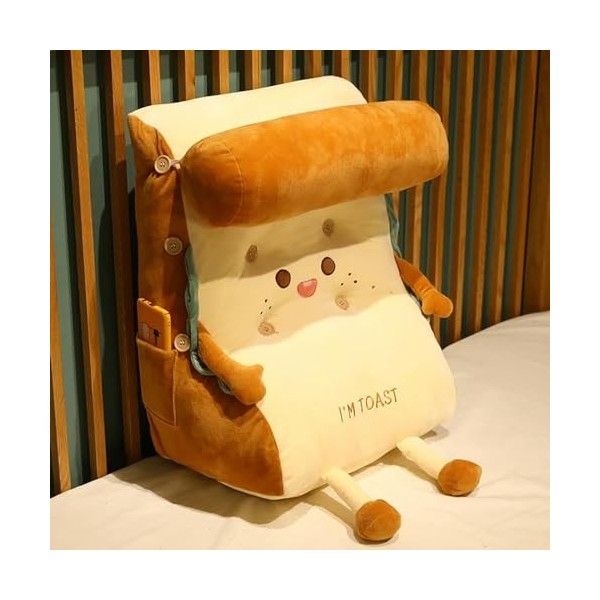 KiLoom Belle Peluche Créative Toast Pain Augmentation Triangle Oreiller Doux Nice Coussin De Repos pour Bébé Petite Amie Sain