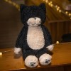 EacTEL Chat Peluche Jouet Chat Peluche Poupée Enfants Oreiller de Sommeil Petite Amie Cadeau Jouet Anniversaire 70 cm 2