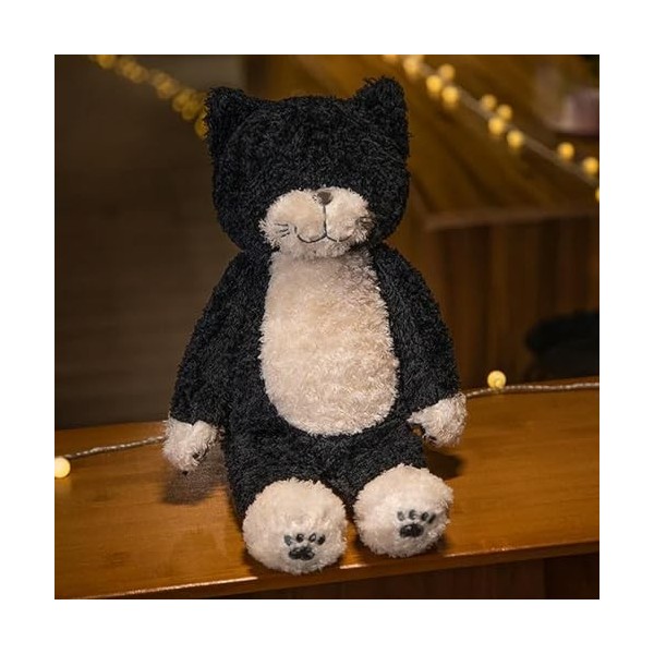 EacTEL Chat Peluche Jouet Chat Peluche Poupée Enfants Oreiller de Sommeil Petite amie Cadeau Jouet Anniversaire 70 cm 3