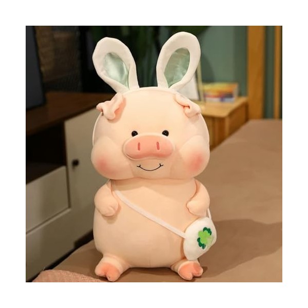 NOpinz Nouveau Dessin Animé Cochon en Peluche Jouet Kawaii Cochon Grenouille Lapin Oreiller Exquis Cadeau Anniversaire Cadeau