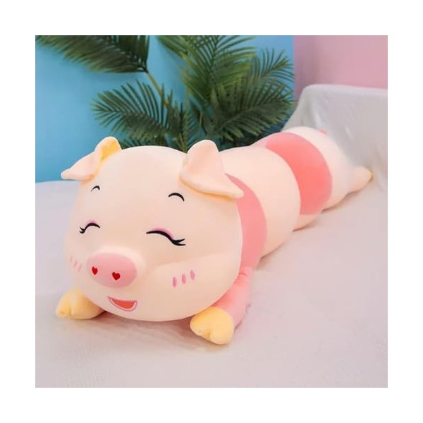 Mignon Doux Long Cochon Oreiller en Peluche Jouets Bureau Sieste Oreiller Lit Sommeil Oreiller Décoration À La Maison Cadeau 