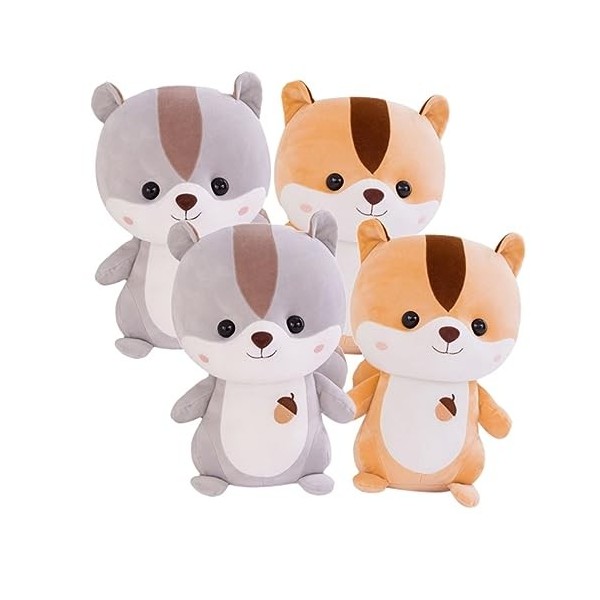 ABOOFAN 4 Pièces en Peluche Petit Poupée Oreiller Petits Animaux Jouets Enfants Corps Oreiller en Peluche Oreiller pour Enfan