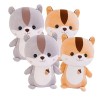 ABOOFAN 4 Pièces en Peluche Petit Poupée Oreiller Petits Animaux Jouets Enfants Corps Oreiller en Peluche Oreiller pour Enfan