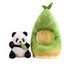 MEDUZA Peluches Jouet en Peluche Panda en Forme de pousses de Bambou, Sac à Dos créatif, Pendentif, poupée Panda, Cadeau for 