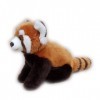 GaYouny Jouet en Peluche Poupée Panda Rouge Panda Rouge Raton Laveur Poupée Anniversaire Matériel Didactique Décoration Cadea