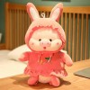 LfrAnk Mignon Kawaii Cochon en Peluche Jouet Cochon en Peluche Oreiller Poupée Enfants Fille Anniversaire Saint Valentin Cade