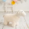 CROCHETTS | Mouton en Peluche Amigurumi au Taille Mini. Tricoté avec de la Laine de Coton hypoallergénique. Poupée en en Form