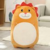 SaruEL Peluche Jouet Animal Kawaii Dinosaure Lion Doux Gros Oreiller Coussin en Peluche Cadeau de la Saint-Valentin pour Enfa