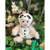 Charlie Bears - Pantaloon | Ours en peluche panda 2021 tenue amovible – Cadeau de collection – 25,4 cm