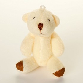 NEUF - 24 X Oursons En Peluche Blanc - Petit Doux Mignonne Adorable - Cadeau Noël Anniversaire