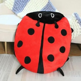 NOpinz Creative Beetle Peluche Coussin Coccinelle Surdimensionné Coccinelle Insecte Coussin Doux Enfants Cadeau De Noël Cadea