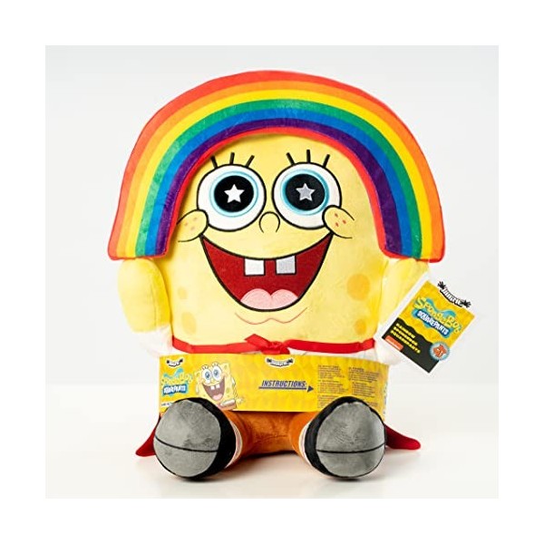 NECA - SPONGEBOB SQUAREPANTS RAINBOW HUGME 16IN PLUSH