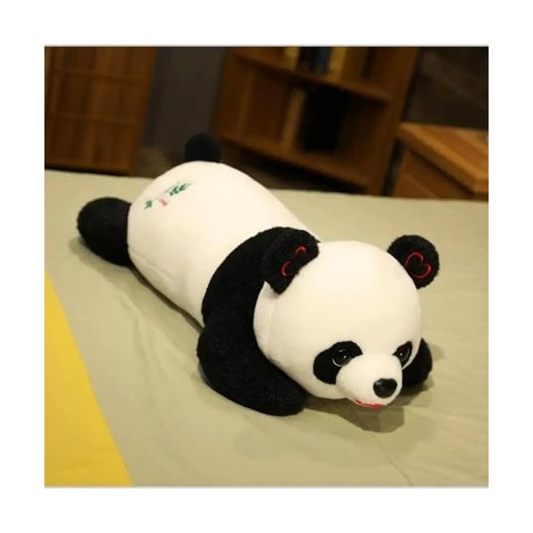 LfrAnk Mignon Panda Peluche Jouet Dessin animé Peluche Animal Panda Oreiller Anniversaire Cadeau de Noël pour Les Enfants 100