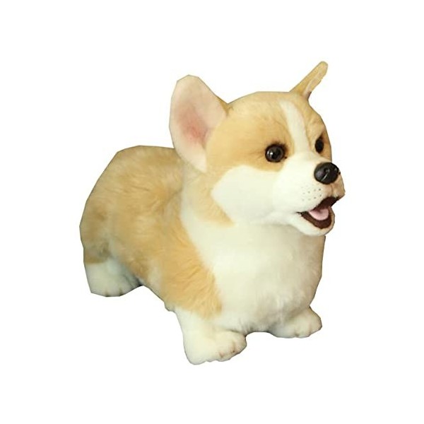 Ermano Peluche 32cm Corgi Dolls Wales Simulation Chien Enfants Peluche Jouet Cadeau de Noël danniversaire