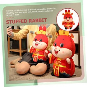 ibasenice 5 Pièces Mascotte De Lannée du Lapin Jouets Animaux Peluches Jouet pour Animaux Jouets danimaux Joli Jouet De Lap