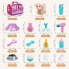 Sotoidk Jouet Vétérinaire avec Peluche Chien Jeux Dimitations Cadeau Clinique Vétérinaire Outils Malette Docteur pour Enfant