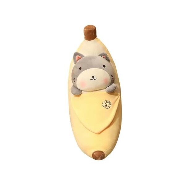 Mignon Jouet De Fruits en Peluche Banane en Peluche Plante Jouet Banane Coussin Cadeau D’Anniversaire pour Maison Enfants 100