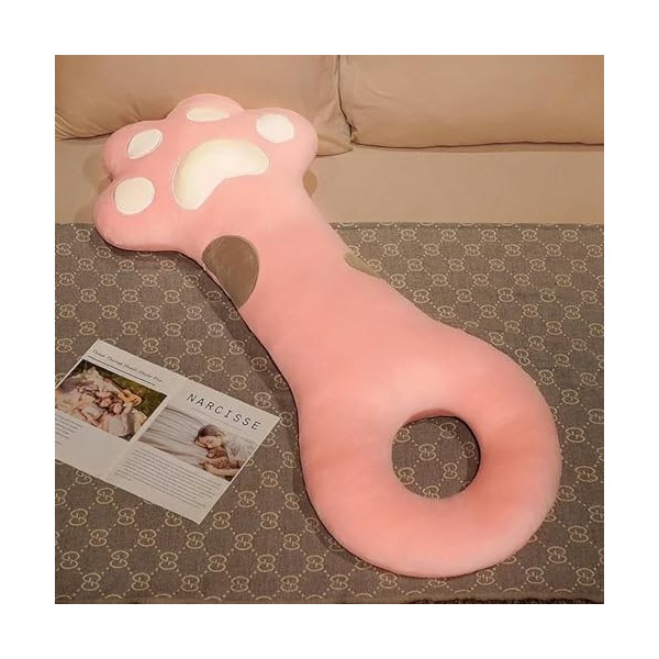 GagaLu Tapis de Patte de Chat Mignon géant Oreiller en Peluche Doux Bande dessinée Patte d’Ours en Peluche Chambre Coussin dé