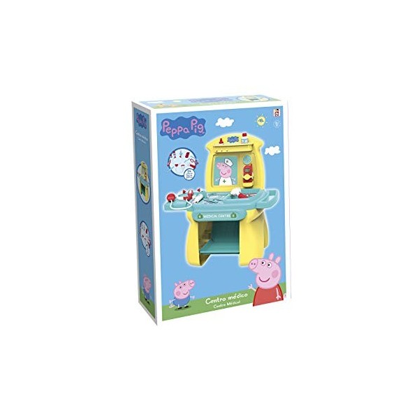 Chicos - Centre médical de Jouet Peppa Pig. Jeu dimitation pour Enfants. Livré avec 11 Accessoires. + 18 Mois 84503 