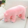 SaruEL Peluche Géante Rhinocéros Jouet Réaliste en Peluche Animal Coussin Zoo Poupée Enfants Jouet Fille Cadeau D’Anniversair