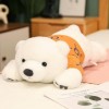 Kawaii Ours Polaire Peluche Jouet Mignon Ours avec Vêtements en Peluche Animal Oreiller Tapis De Sommeil Poupée Cadeau D’Anni