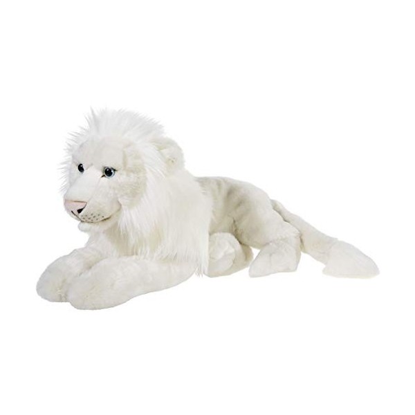 Heunec MISANIMO 237773 Lion blanc couché 50 cm Blanc